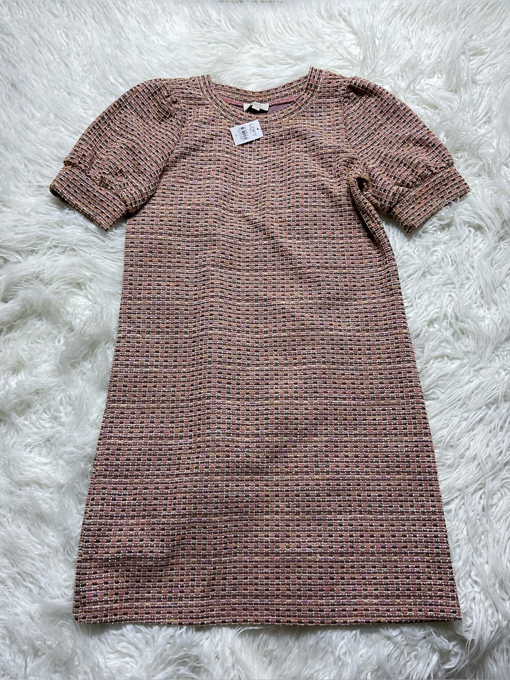 Nwt Loft Tweed Shift Dress